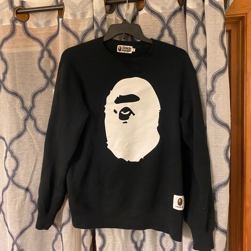 BAPE Ape Head Crewneck 'Black'